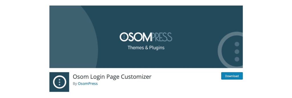 osom-login-wordpress-customizer-repository